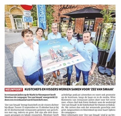 Julien in de krant | TableFever